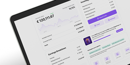 lendermarket app dashboard